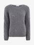 Pull uni duveteux - Gris - 5