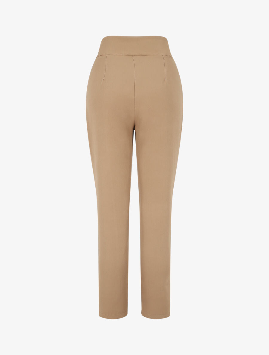 Pantalon classique coupe droite - Beige - 2