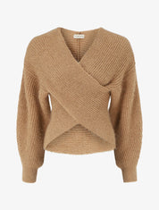 Pull cache-coeur court - Camel - 1