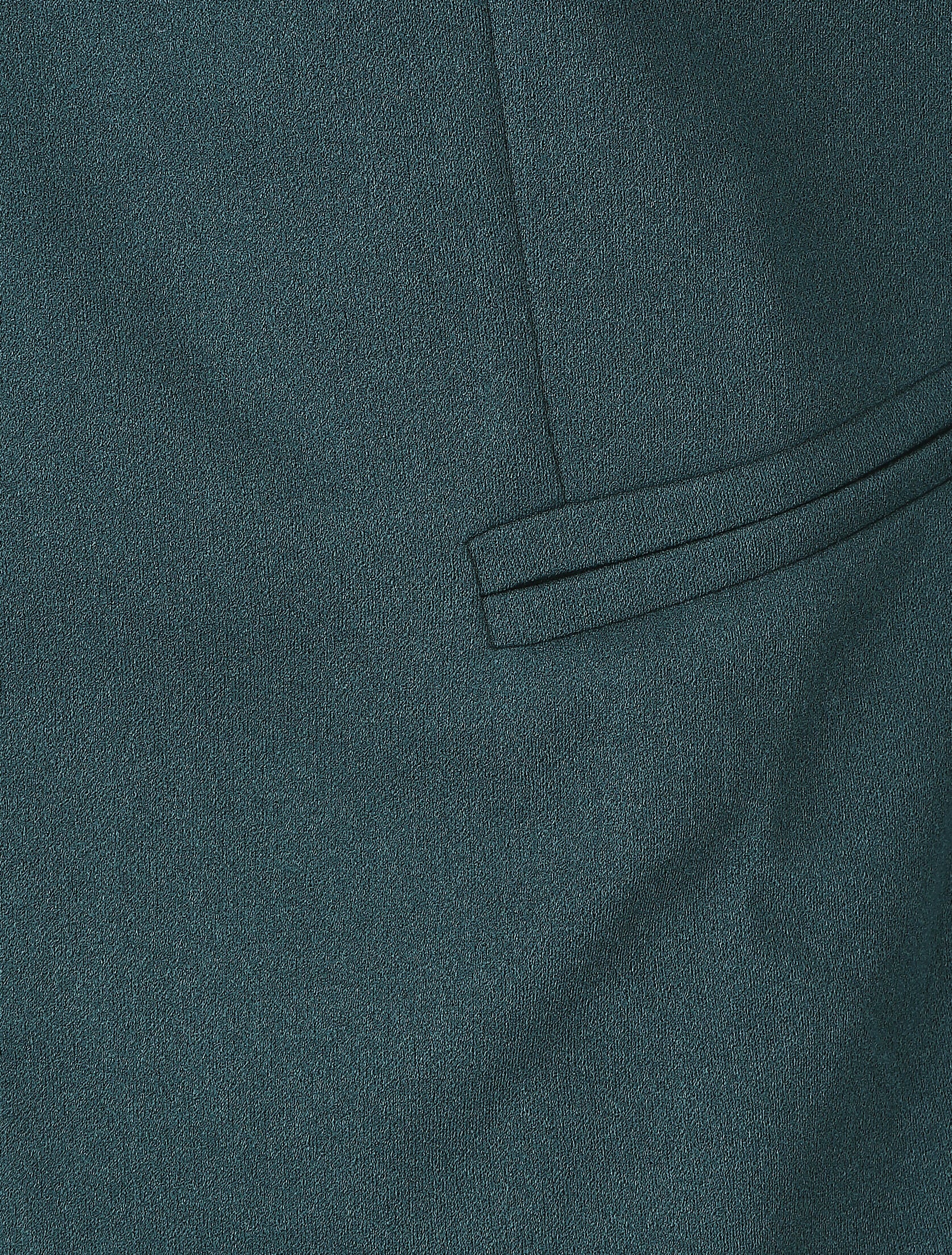 Blazer uni à revers imprimé alphabet - Bleu canard - 3