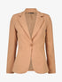 Blazer uni à un bouton - Camel - 1