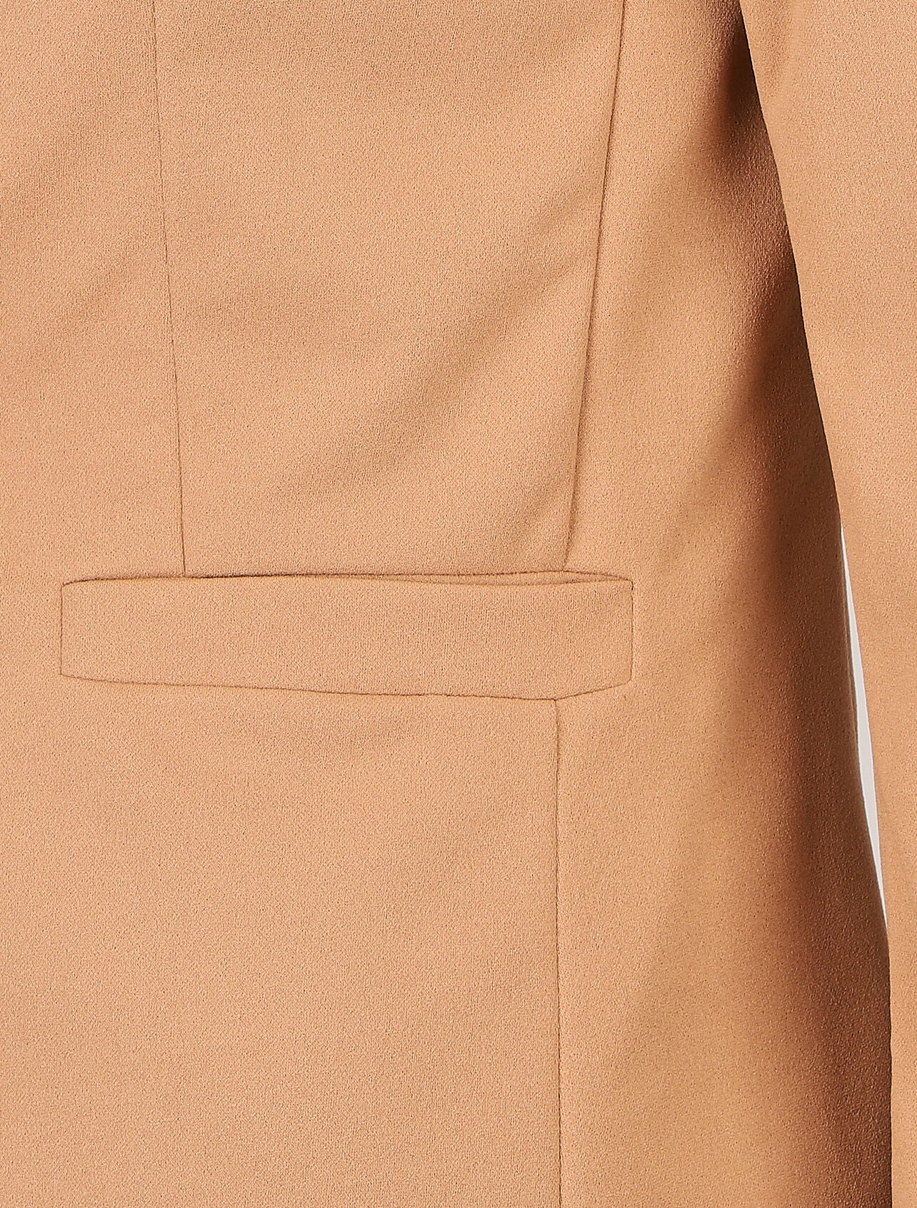 Blazer uni à un bouton - Camel - 3