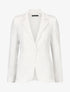 Blazer uni à un bouton - Blanc - 1