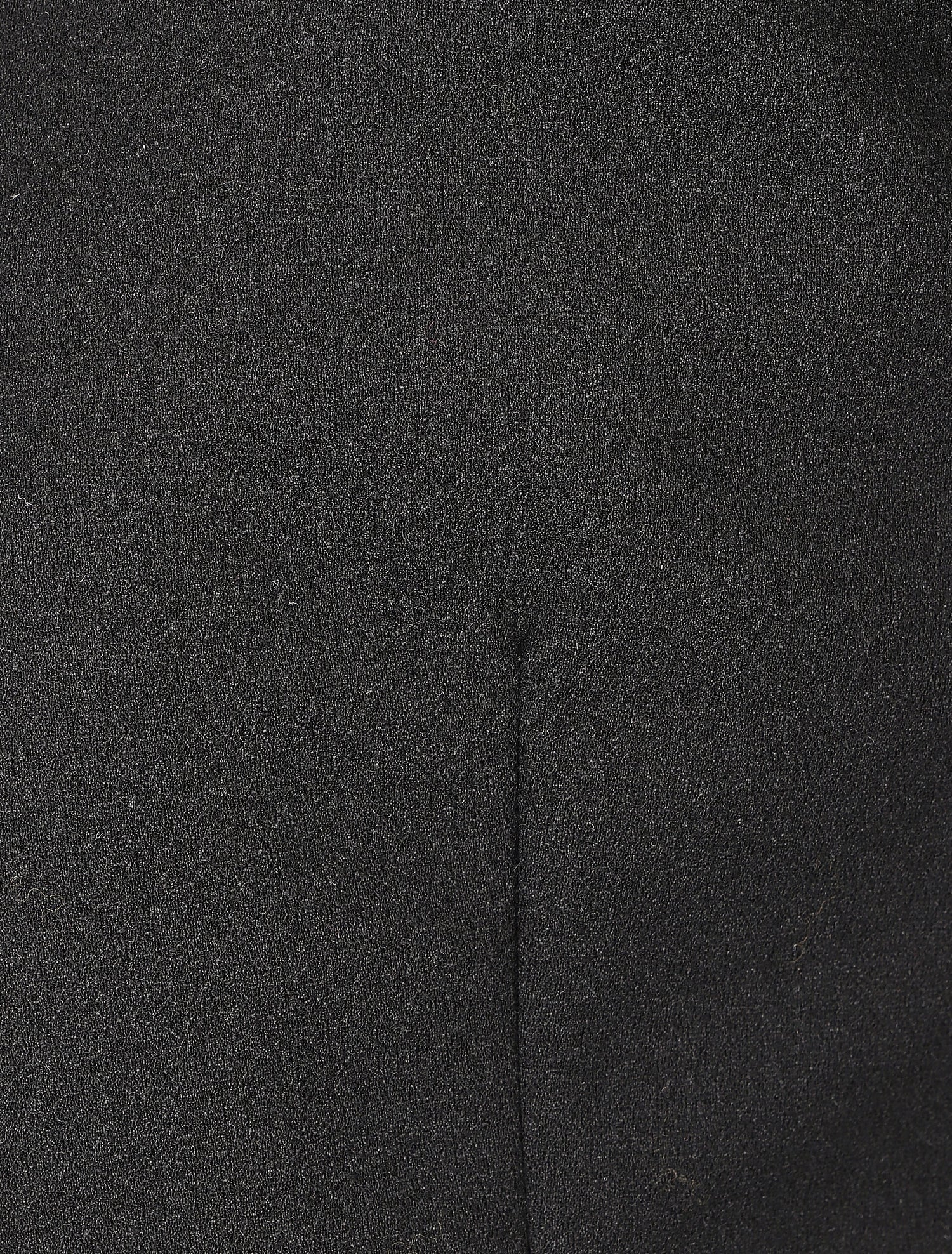 Veste unie manches longues et col rond - Noir - 3