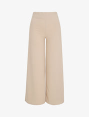 Pantalon ample coupe droite - Beige - 4