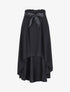 Jupe midi asymétrique - Noir - 4
