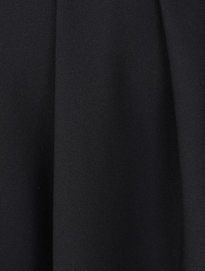 Jupe midi asymétrique - Noir - 3