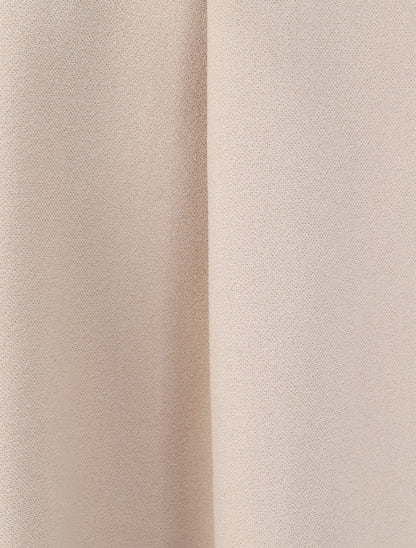 Jupe midi asymétrique - Beige - 3