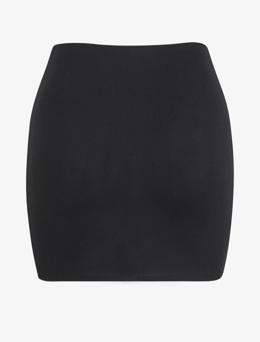Mini-jupe drapée - Noir - 2