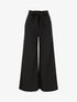 Pantalon uni ample fluide - Noir - 1