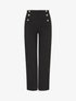 Pantalon fluide coupe droite - Noir - 5