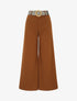 Pantalon long uni fluide - Camel - 5