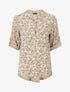 Blouse à imprimé fleuri - Beige - 1