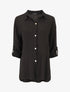Chemise fluide oversize - Noir - 1