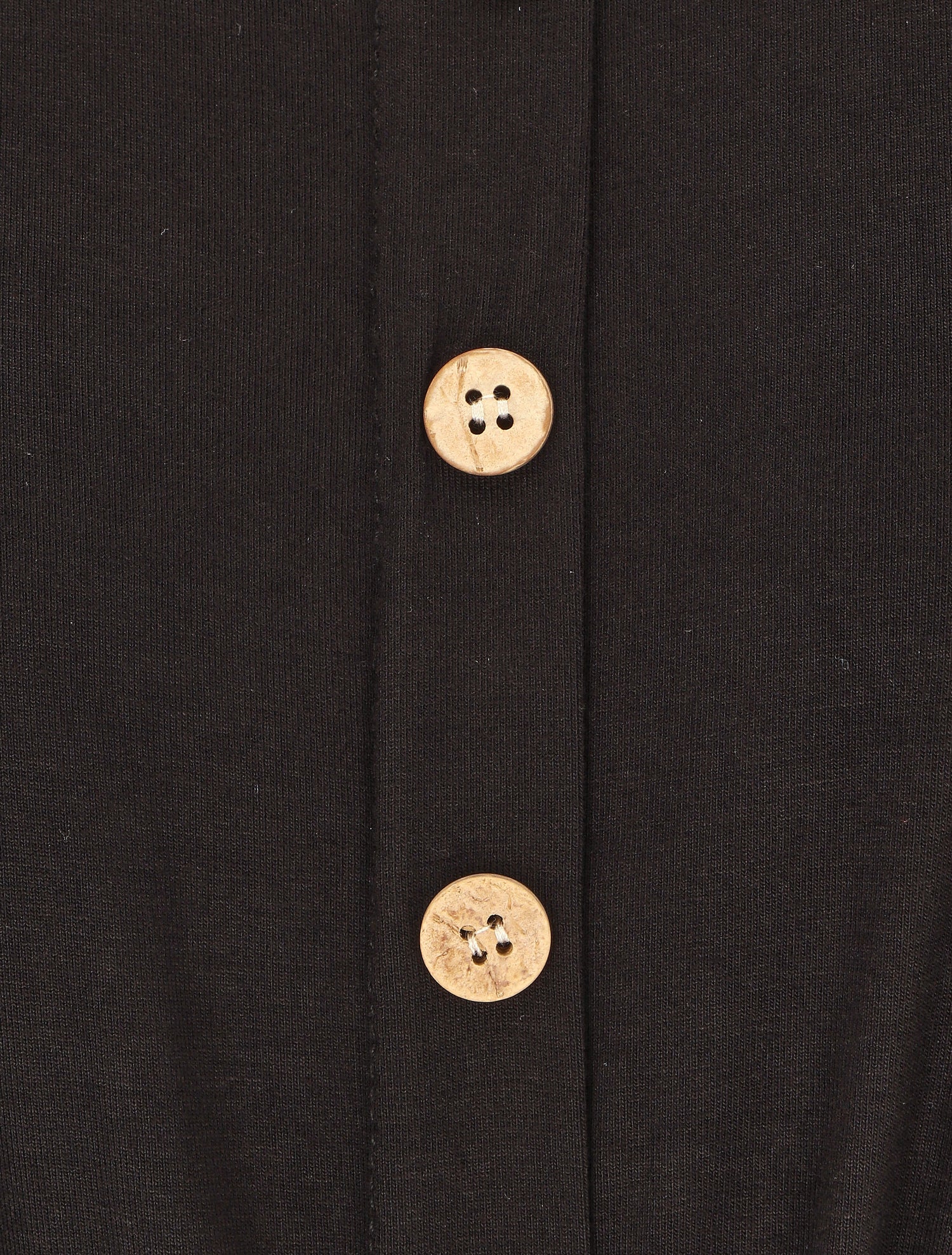 Robe unie à taille élastiquée - Noir - 3