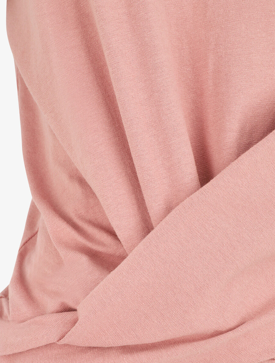 Top uni et bas croisés - Rose - 3