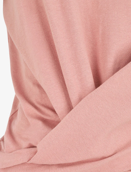 Top uni et bas croisés - Rose - 3