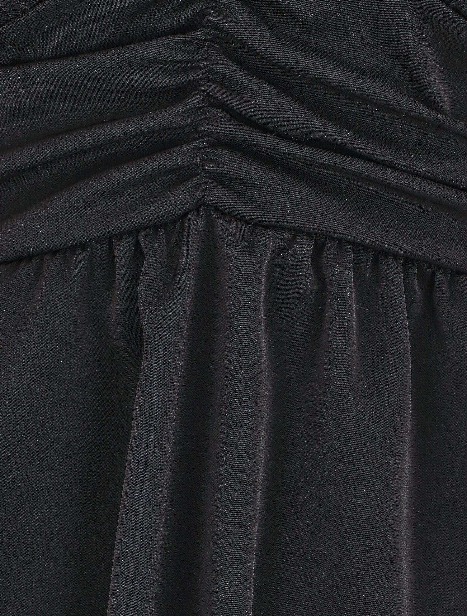 Top empire uni sans manches col V - Noir - 3