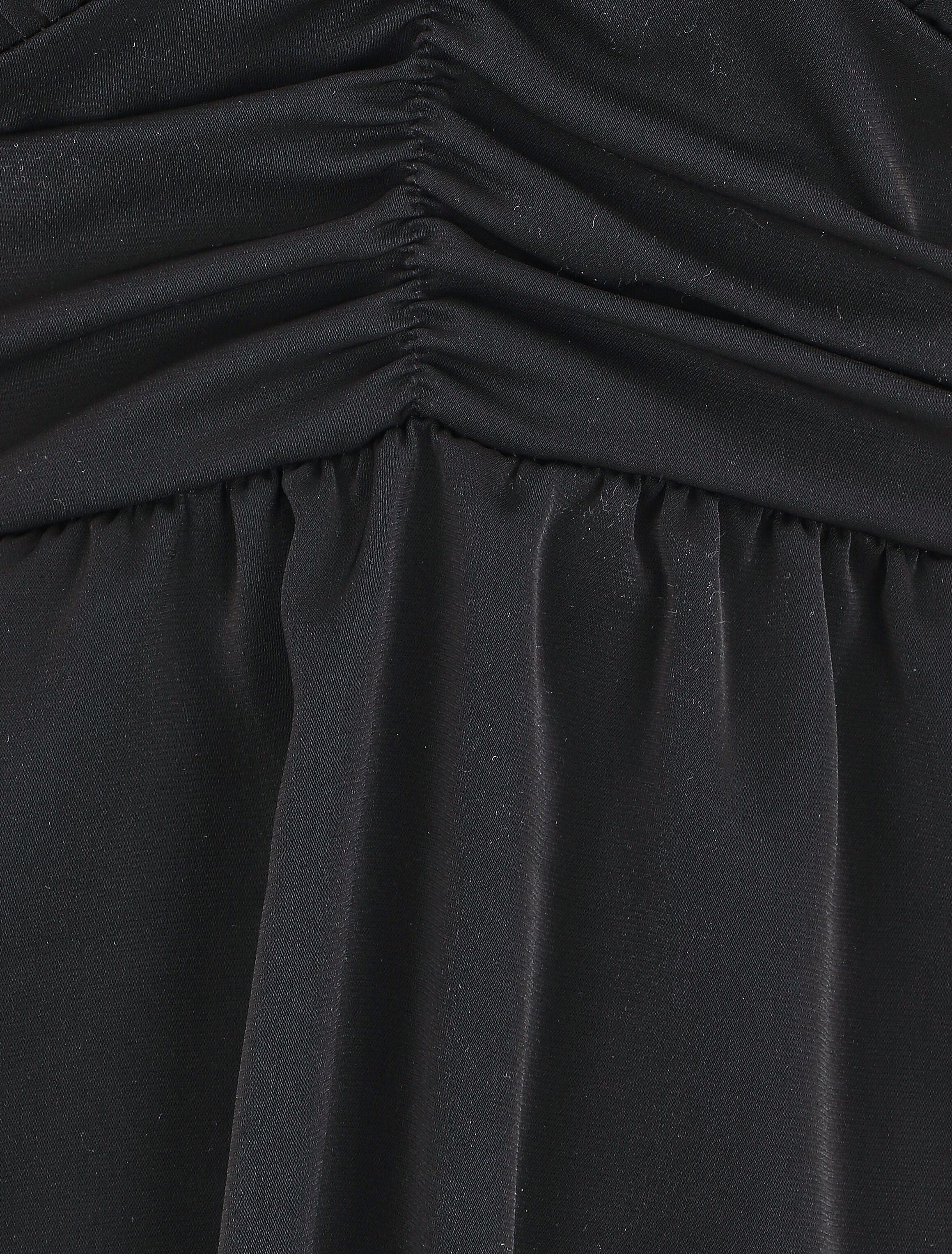 Top empire uni sans manches col V - Noir - 3