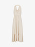 Robe longue unie dos nu - Beige - 1