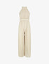 Combinaison plissée sans manches - Beige - 5