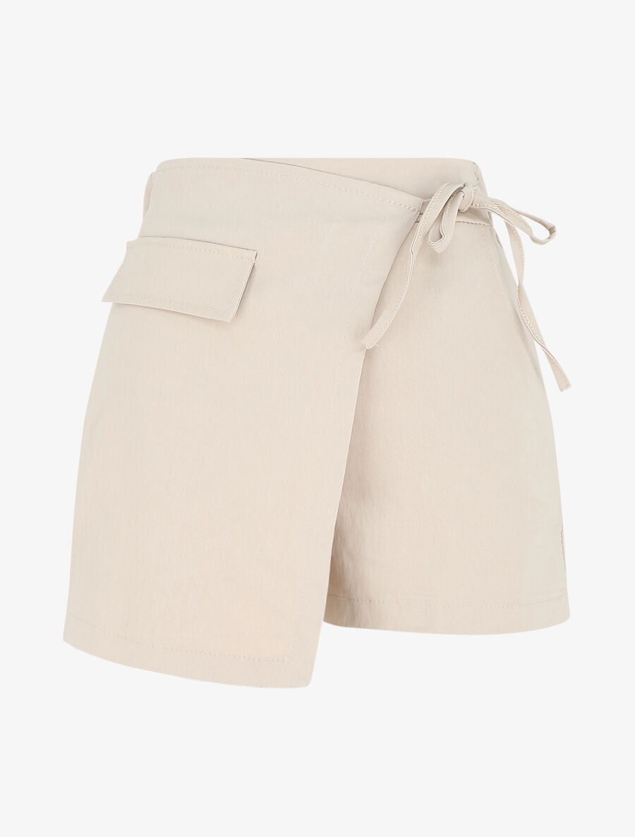 Short uni style portefeuille - Beige - 5