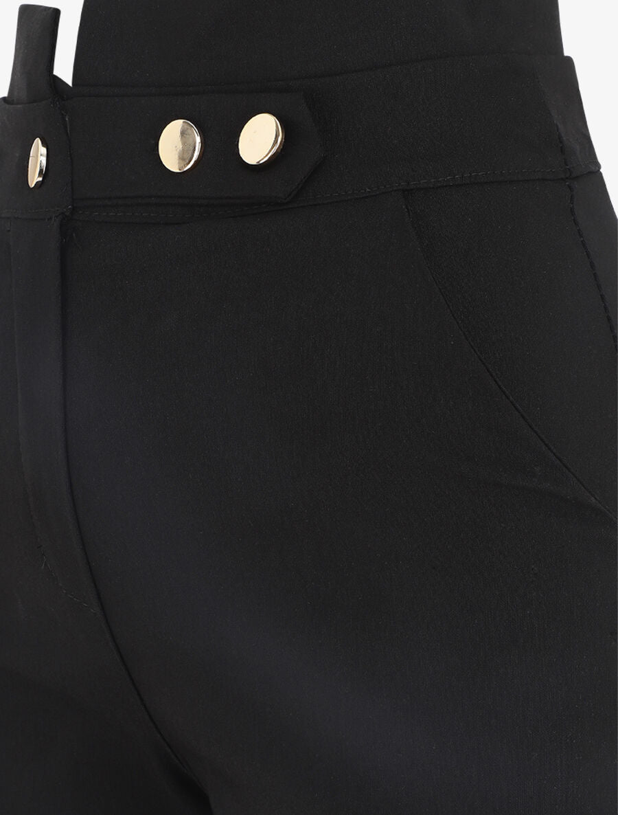 Short ajusté taille haute - Noir - 3