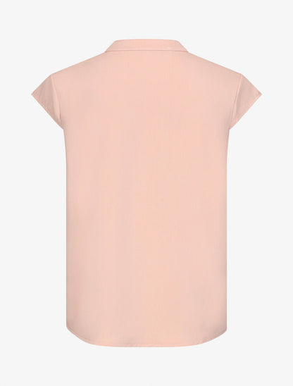 Top uni sans manches à chaîne - Rose - 2