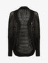 Gilet ample en maille - Noir - 1