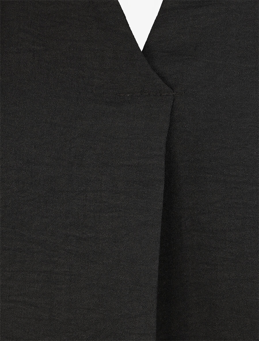 Top uni sans manches - Noir - 3