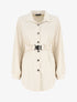 Chemise ample ceinturée - Beige - 1