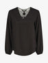 Top fluide dos en crochet - Noir - 6