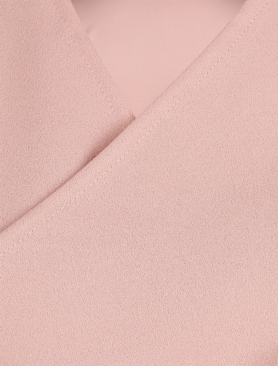Top cache-coeur drapé - Rose - 3