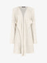 Gilet mi-long col cascade - Beige - 1