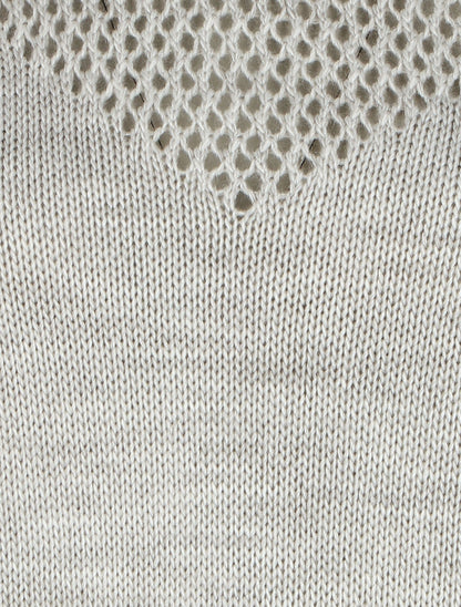 Pull droit à motif en V - Noir - 3