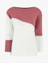 Pull droit texturé col bateau - Rose - 7