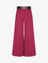 Pantalon ample taille haute uni - Violine - 4
