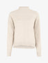 Pull fin uni basique à col montant - Beige - 1