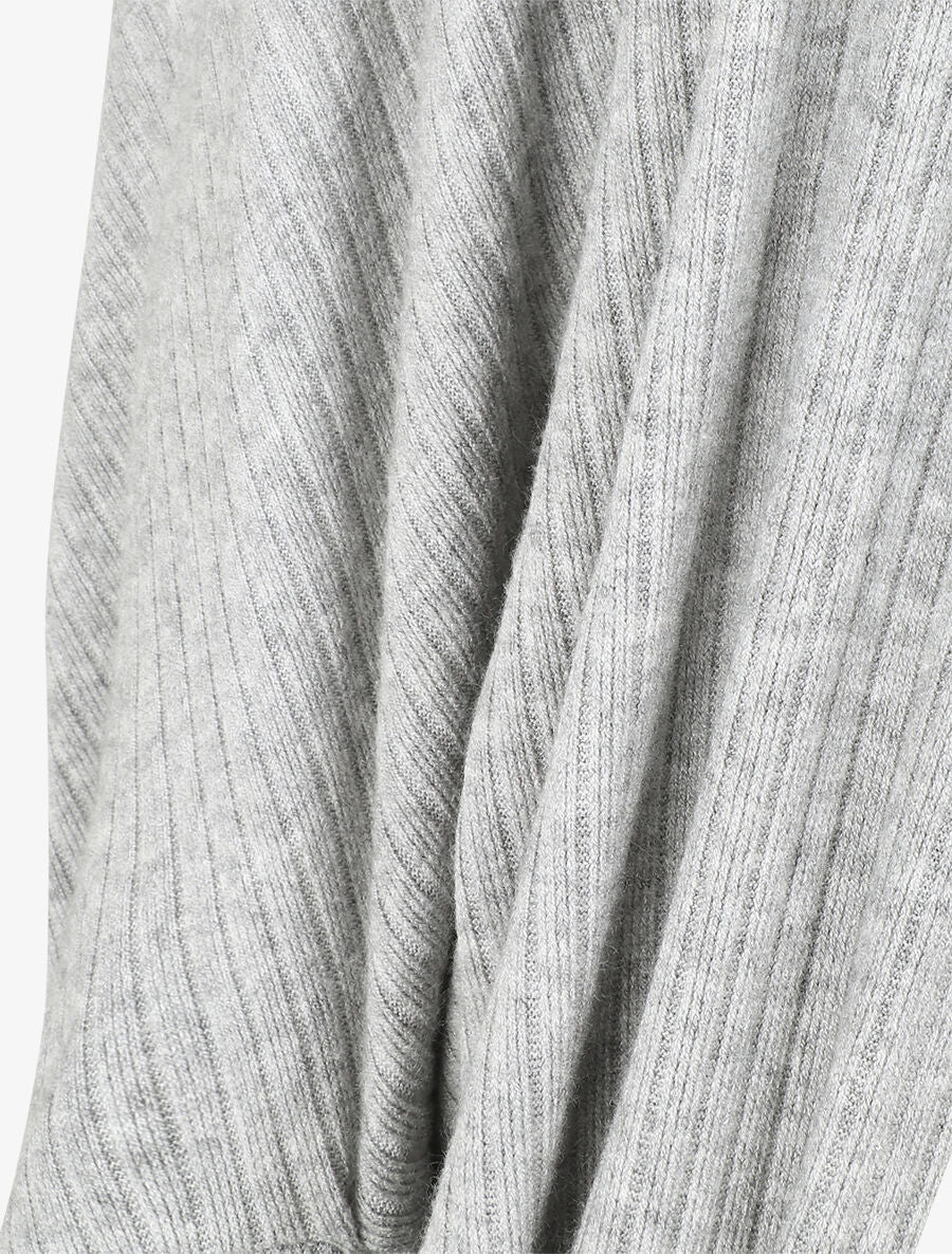 Gilet style cape - Gris clair - 3