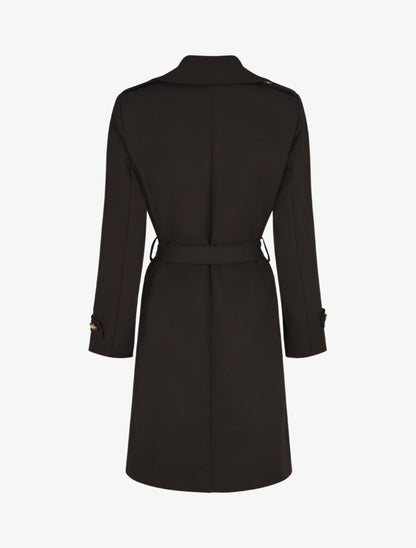 Trench uni coupe oversize - Noir - 2