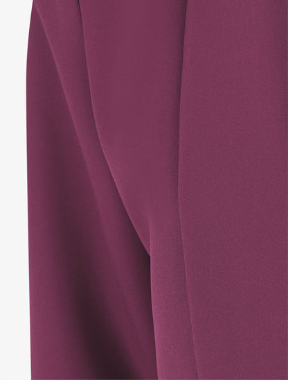 Blazer droit basique uni - Violine - 3
