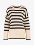 Pull à rayures - Beige - 1