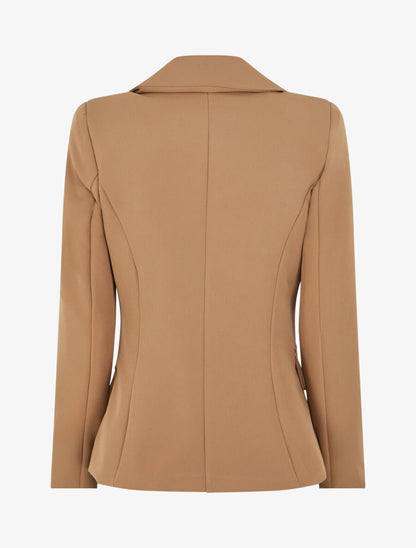 Blazer classique boutonné - Camel - 2