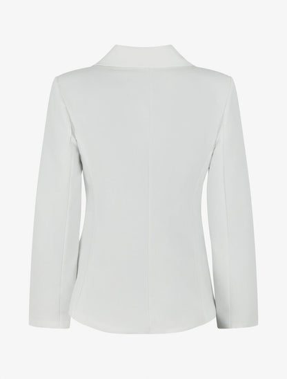 Veste mi-longue classique - Blanc - 2