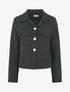 Blazer boutonné à poches - Noir - 1