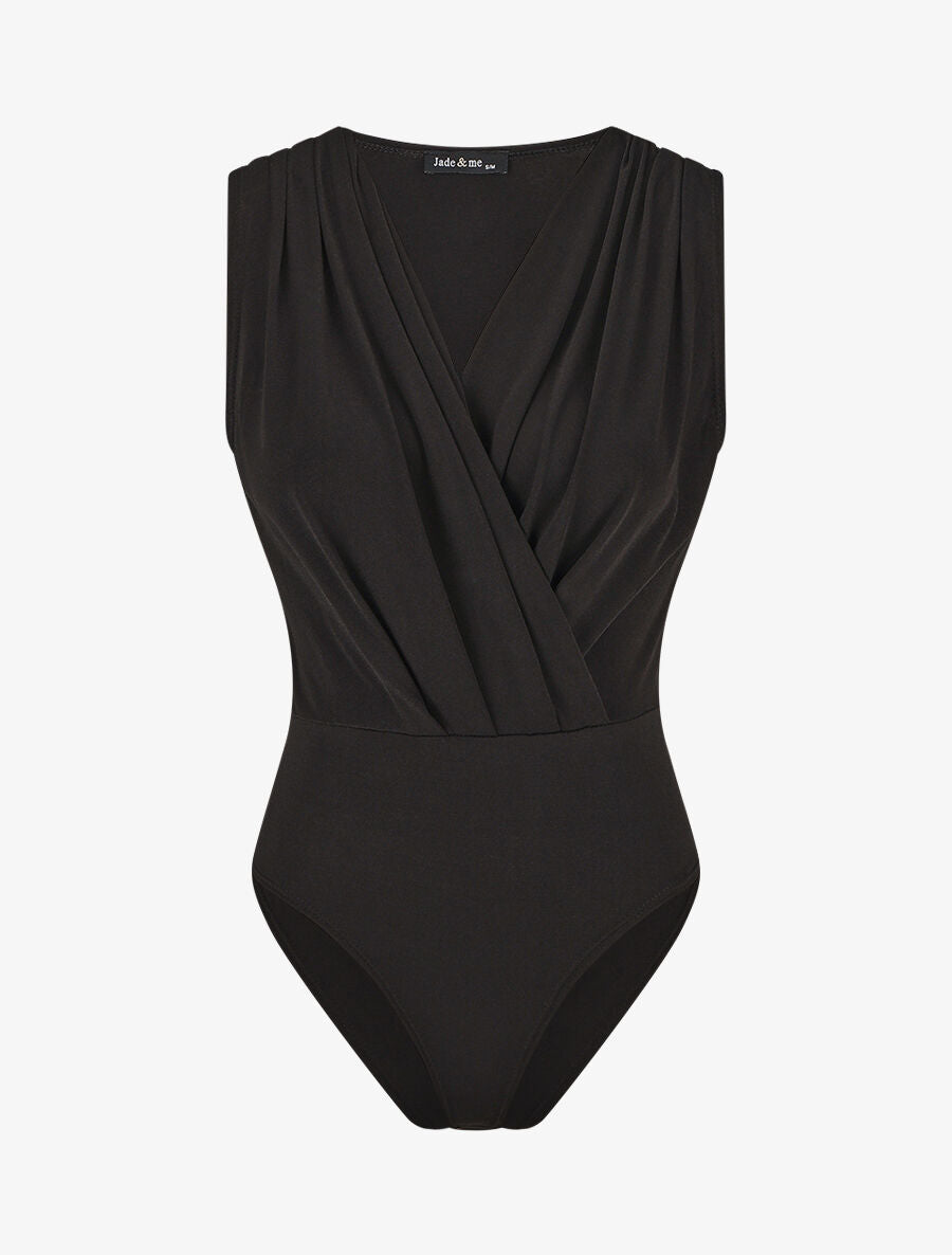 Body cache-coeur sans manches - Noir - 1