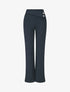 Pantalon uni à boutons décoratifs - Marine - 1