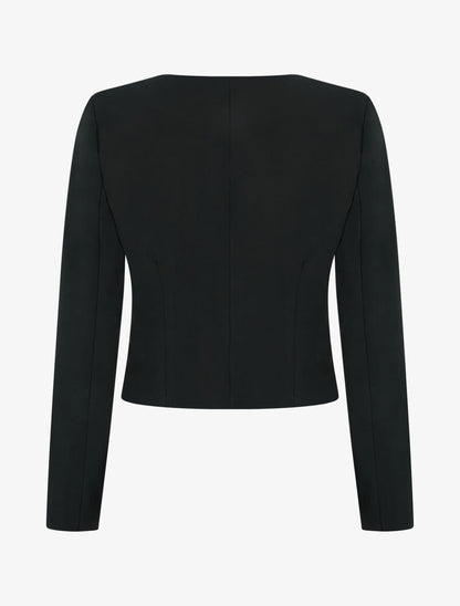 Veste courte ouverte - Noir - 2