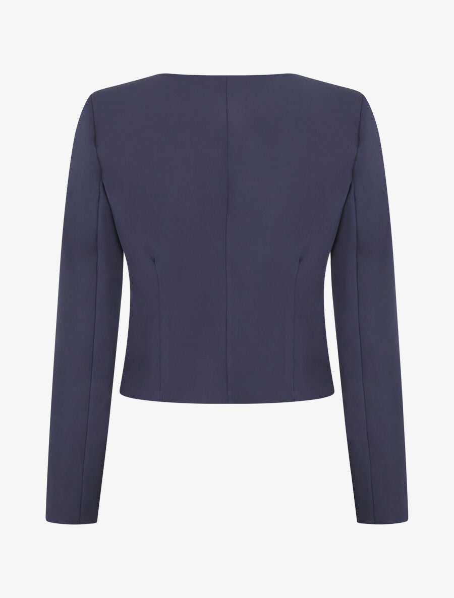 Veste courte ouverte - Marine - 2