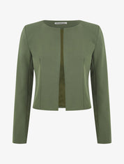 Veste courte ouverte - Kaki - 4